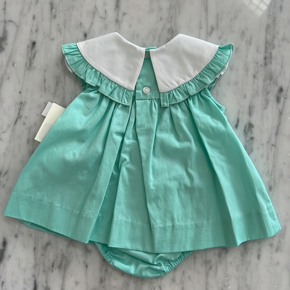 New Sophie & Lucas Baby Girls Mermaid Embroidered Dress - Picture 5 of 5